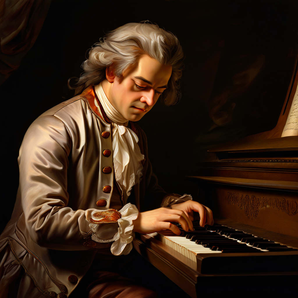 Mozart, un maître dans l'art des pauses créatives.